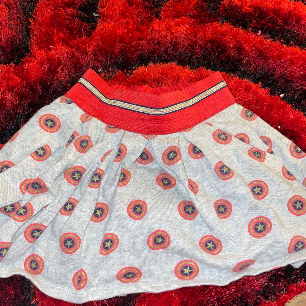 Girls Captain America skort